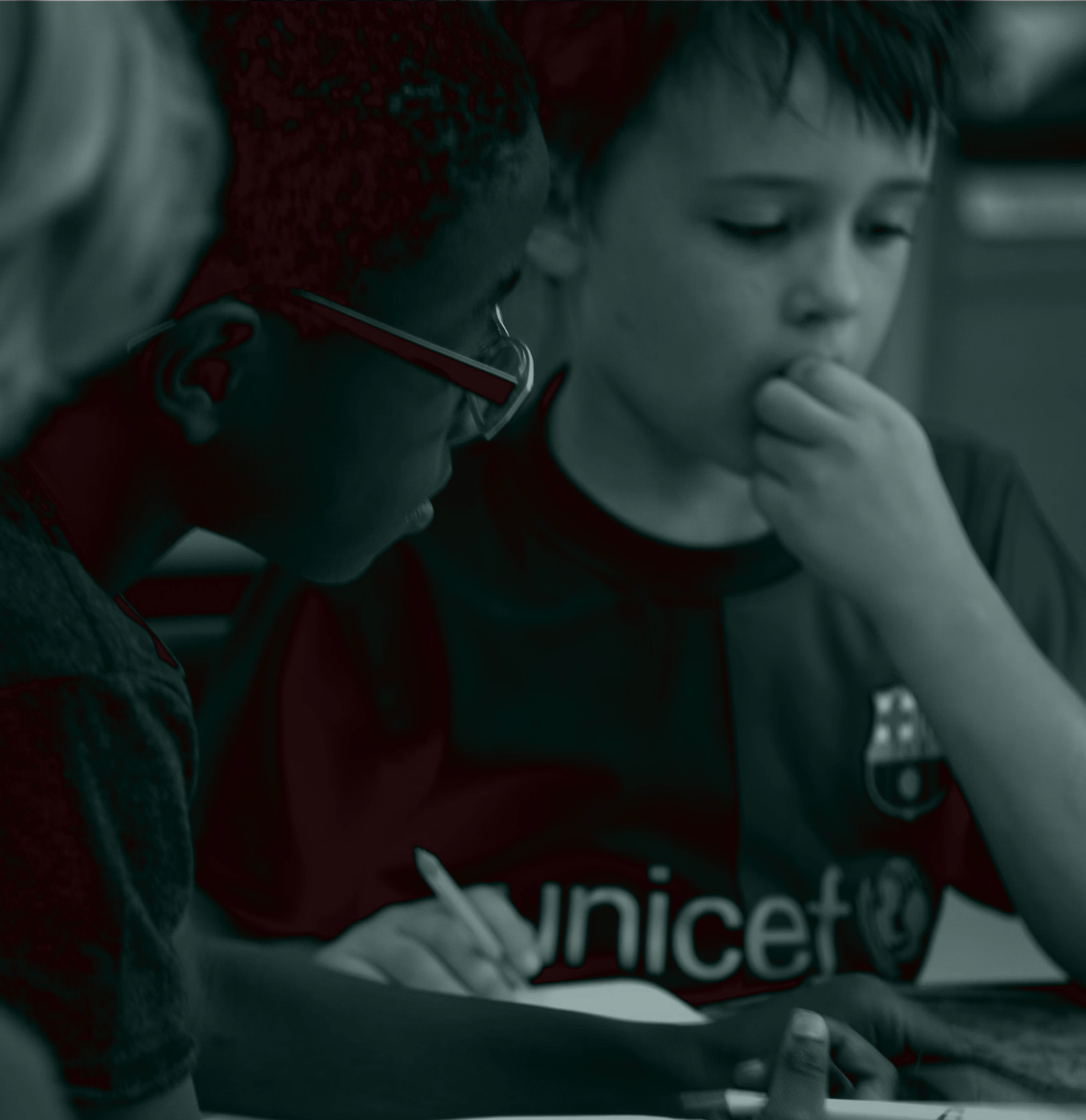 A coach helping a student
